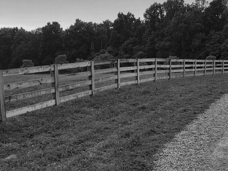 Central and Southern Indiana horse fence.