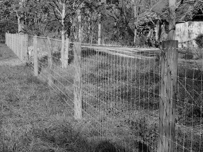 Central and Southern Indiana woven wire fence.