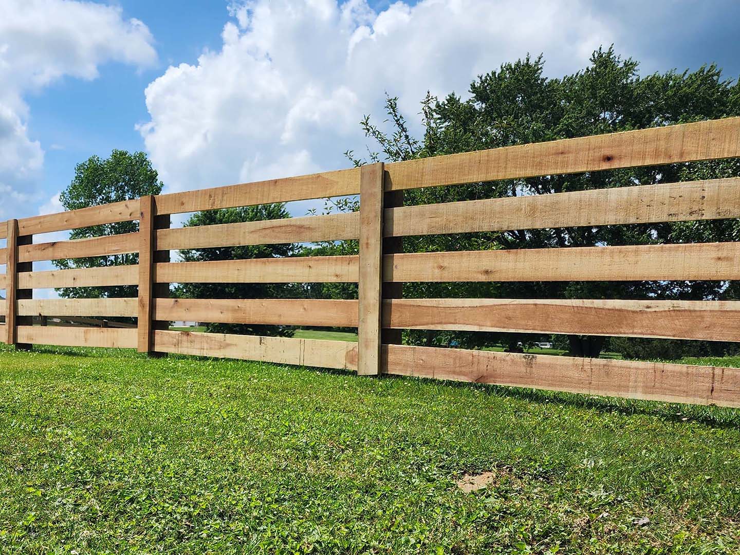 Photo of a wood Board Fence in Bloomington, Indiana