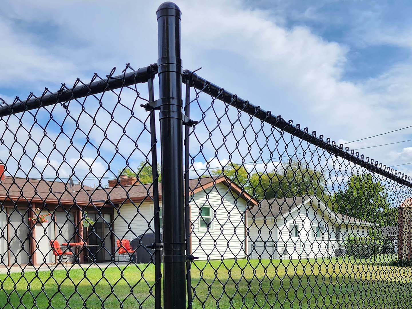 Photo of a Indiana chain link fence