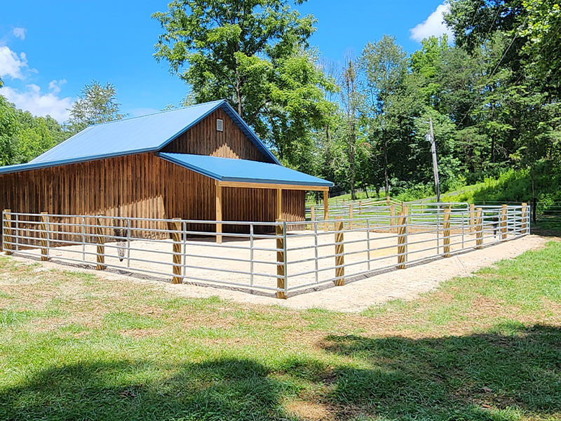 continuous paneling fence Worthington Indiana